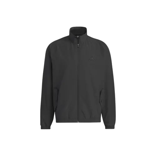 Adidas ST Ткани вязаные Куртка Куртки Пальто Унисекс Черный