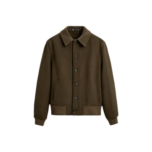 ZARA Коричневые Мужские Куртки