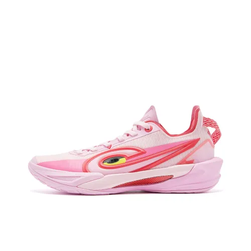 QIAODAN Fang Ci RISE 2,0 Баскетбольные кроссовки Low Top Soft Розовый Энергичный Розовый Мужской