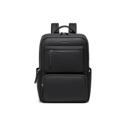 CROSSGEAR Рюкзак из коровьей кожи стандартный мужской черный синий