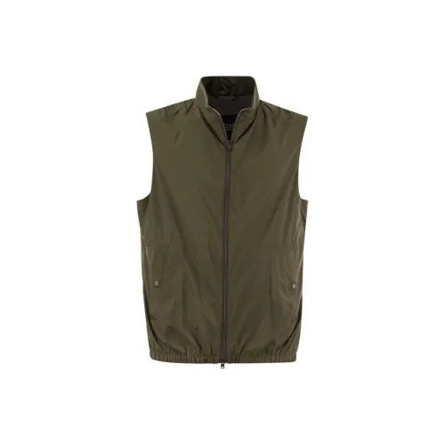 HERNO Зеленый Мужской Жилеты