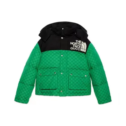 GUCCI x THE NORTH FACE Gucci X THE NORTH FACE Пуховик Унисекс Зеленый