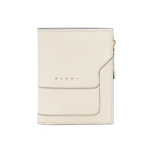 MARNI Телячья кожа Кошелек Женские Светлый Бежевый