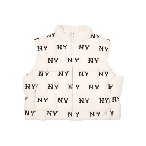 Mlb Base Logo New York Yankees Жилет Unisex Темный кремовый