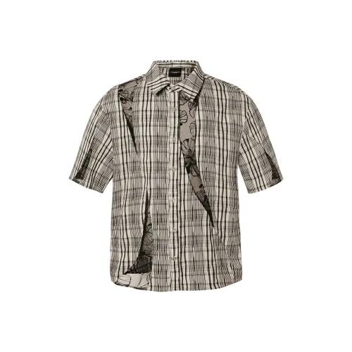 ROCAWEAR Рубашка Унисекс Черная Клетка