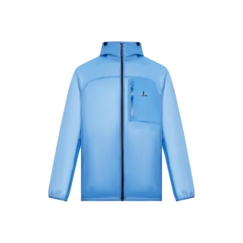 Biyin Leufen Куртки и Пальто Мужской Небесно-Синий