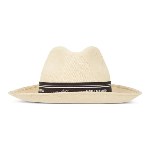 Karl Lagerfeld Солома Шапки и Кепки Женские Светлый Бежевый