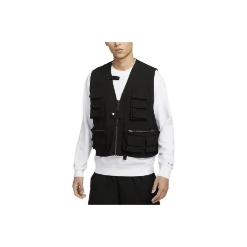 Nike Мужские черные жилеты