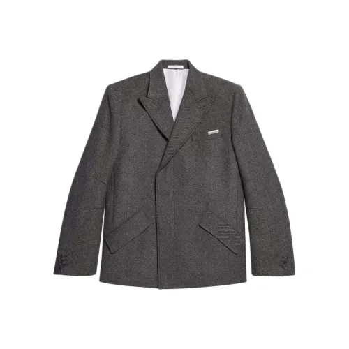 Helmut Lang FW24 Бизнес-костюм мужской серый