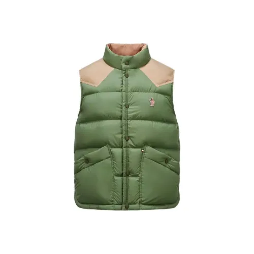 Moncler Grenoble Травяной Зеленый Мужские Жилеты