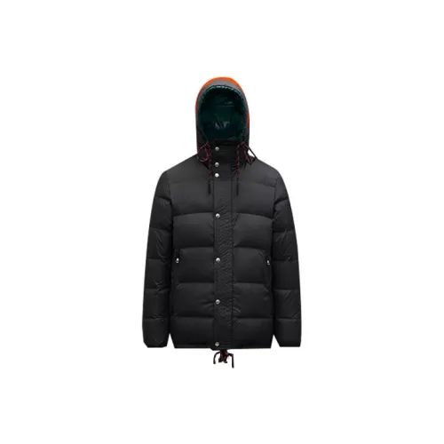 MONCLER Темно-серый Мужской Пуховик