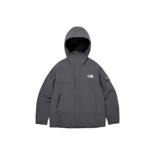 THE NORTH FACE БЕСПЛАТНО Водонепроницаемый и Ветрозащитный Ветровки Унисекс Угольно-серый