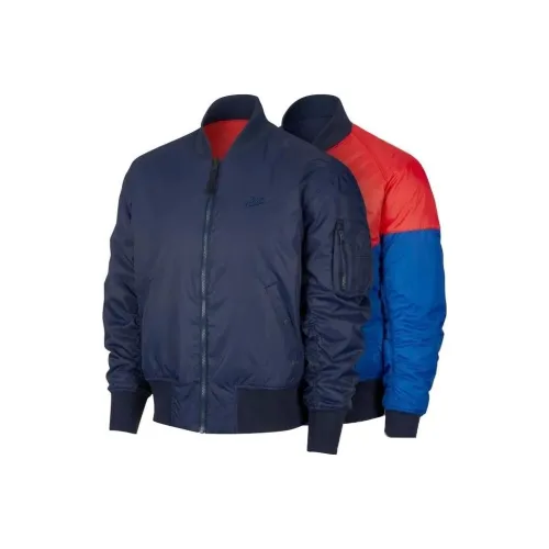 Nike Пуховик Зимний Мужской Темно-синий