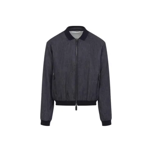 AMANI SS25 Куртки и Пальто Мужской Джинсовый Синий