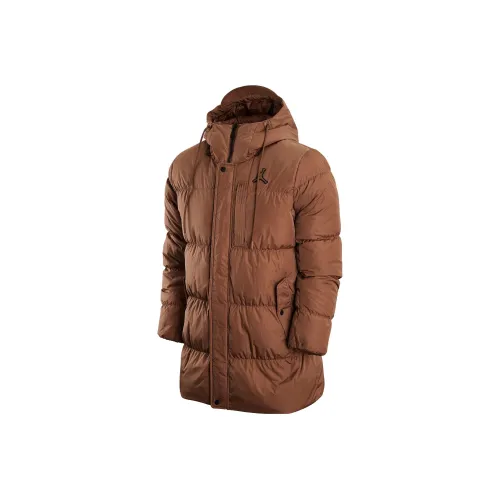 Jordan Brown Men's Down Jackets Джордан Коричневый Мужской Пуховик