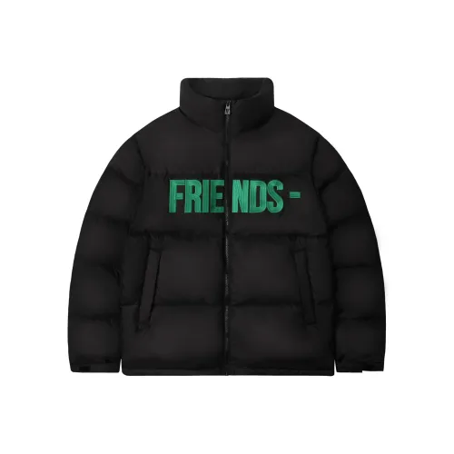 VLONE Пуховик Унисекс Черный Зеленый