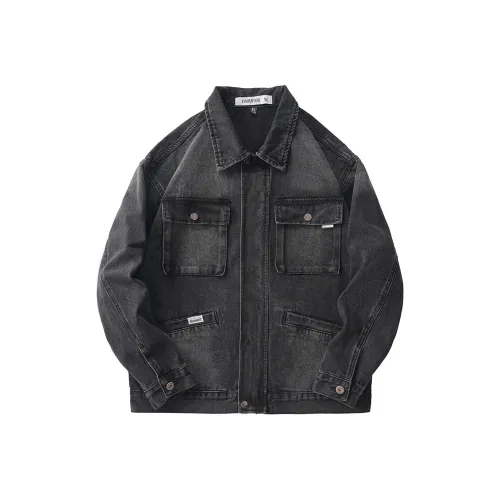 JASONWOOD Cowboy on the Run Denim Jacket Мужская Современная Черная