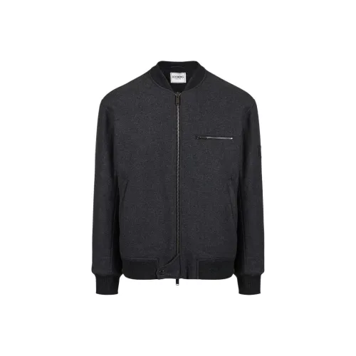 Цвет айсберга Куртки Пальто Мужской Черный