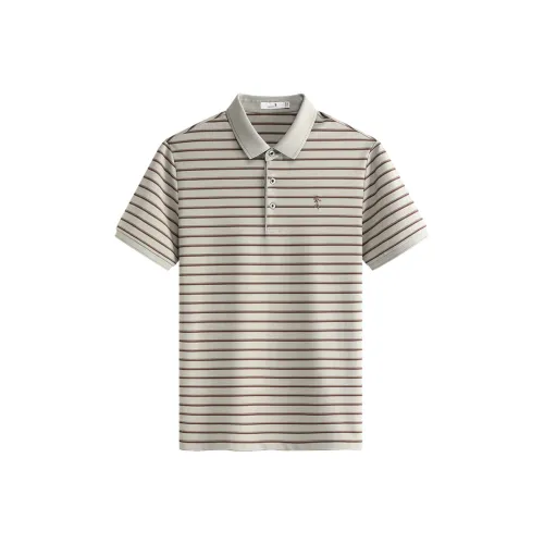 Поло Dance with Wolves Мужское Серый Зеленый