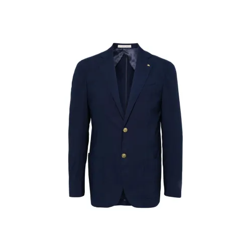 CORNELIANI Бизнес-костюм Пальто Мужской Полуночный Синий