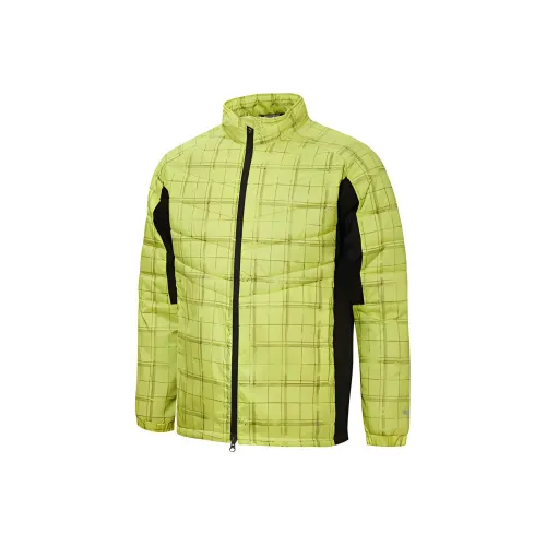 PUMA Хлопковый пуховик зимний мужской зеленый