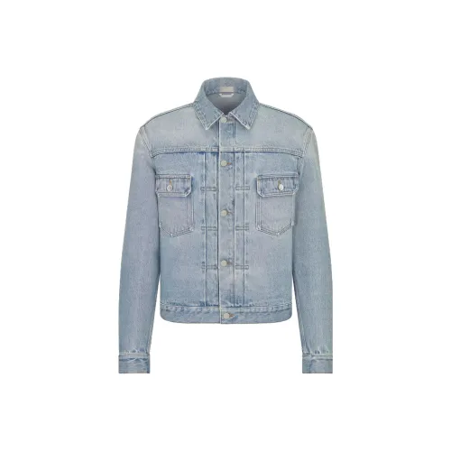 DIOR FW23 Denim Jacket Men's Light Blue