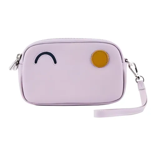 DEERE JACK Коровья кожа Через плечо Одно плечо Клатч Маленький Unisex Light Фиолетовый