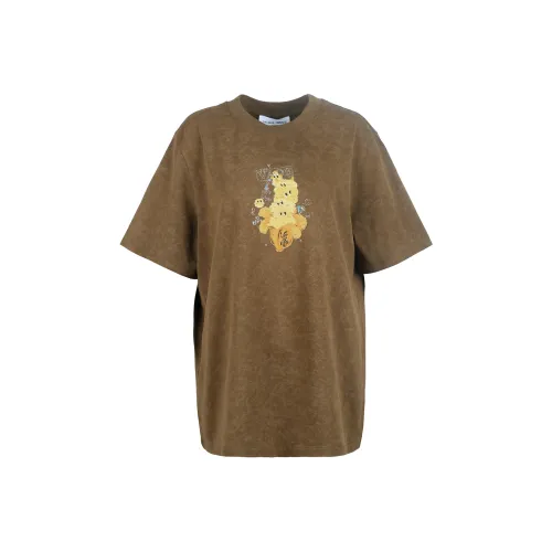 Valeria Obbaco T-Shirt Унисекс Коричневый