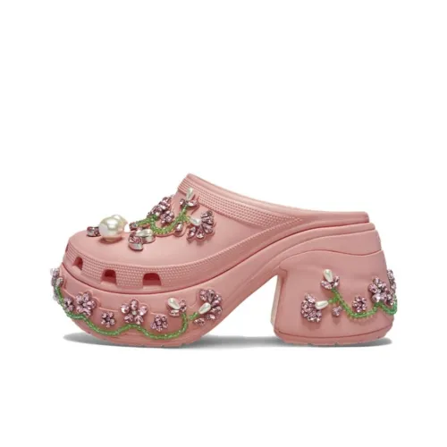 SIMONE ROCHA x Crocs Русалка Сабо Унисекс Теплый Розовый