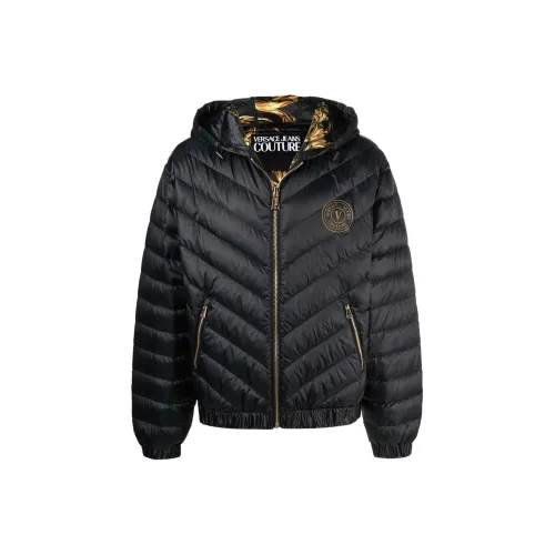 VERSACE JEANS COUTURE SS22 Пуховик Мужской Черный