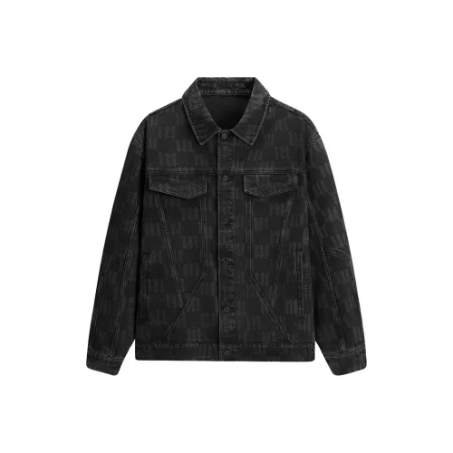 FAIRWHALE Denim Jacket Unisex Black