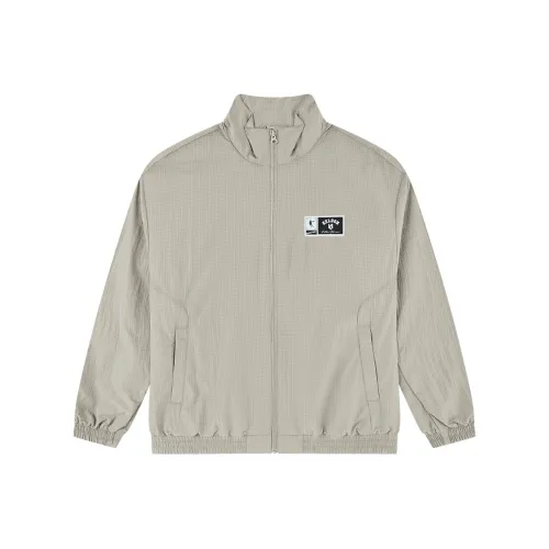 QIAODAN Куртки Пальто Унисекс Порт Туманный