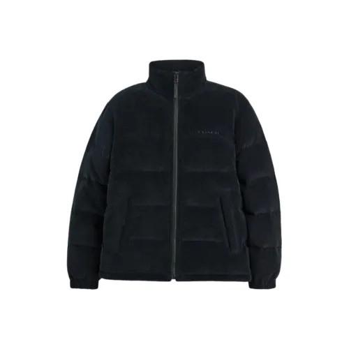 COACH FW24 Пуховик Мужской Черный