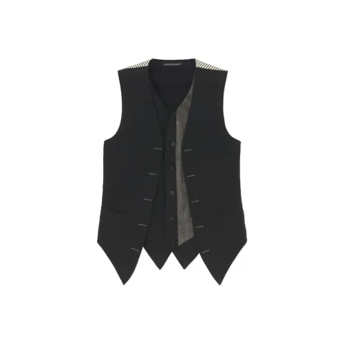 Yohji Yamamoto Pour Homme Мужские жилеты черного цвета
