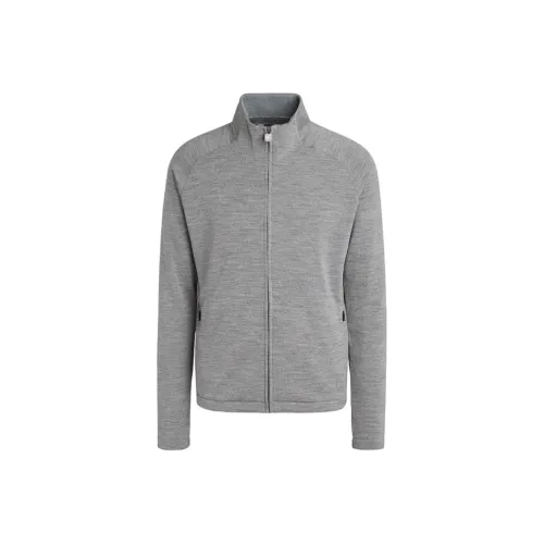 Ermenegildo Zegna Серые Мужские Куртки