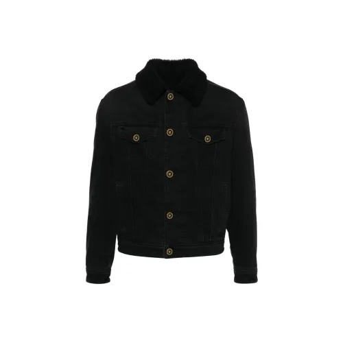 VERSACE FW23 Denim Jacket Men's Black