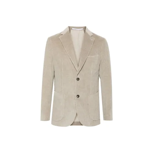 Eleventy FIRSTCLASS Made IN Italy SS24 Бизнес Костюм Пальто Мужской Шалфейно-зеленый