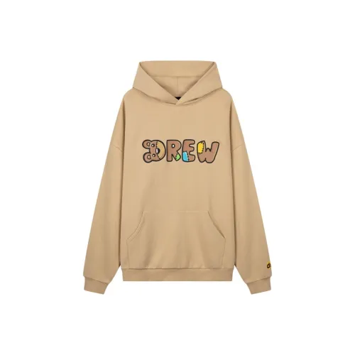 Drew House SS25 Theodore Шрифт Толстовка theodore Свитшот Унисекс Хаки