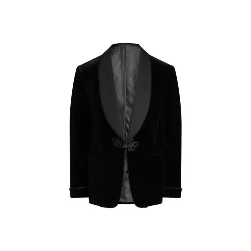 Ralph Lauren Purple Label Черные Мужские Деловые Костюмы