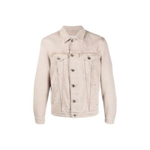 Eleventy FIRSTCLASS Made IN Italy Denim Jacket Unisex Light Beige