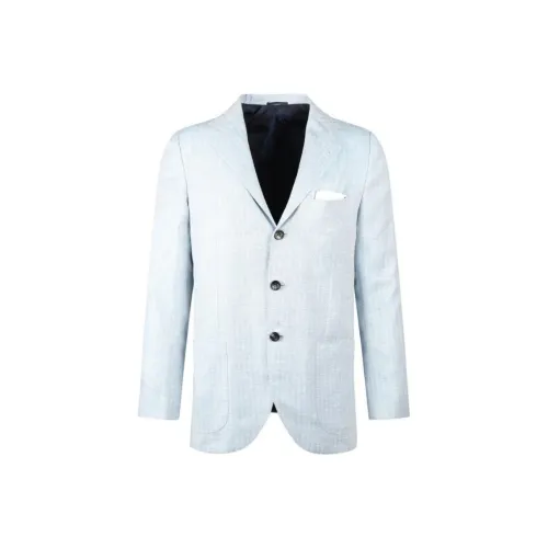 KITON Бизнес-костюм Пальто Мужское Светло-синий