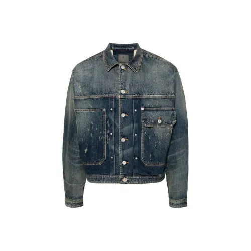 GIVENCHY SS24 Denim Jacket Men Indigo