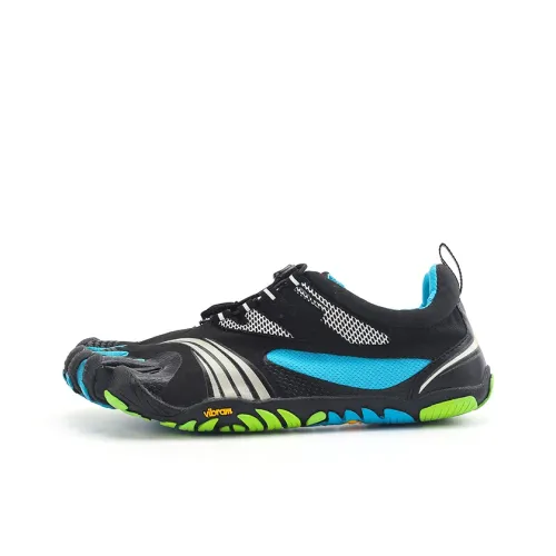 Vibram Обувь для фитнеса на ковре Низкий верх Черный/Синий/Зеленый Мужской