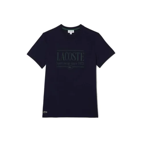 LACOSTE Collaboration Темно-синие Мужские T-рубашки