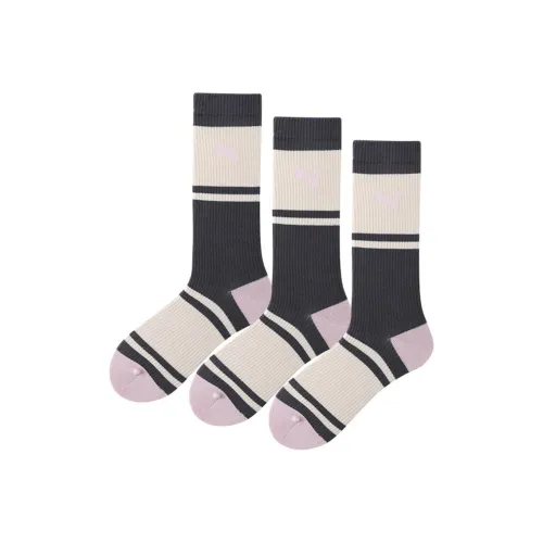 PUMA SS25 Носки до колена унисекс 3 упаковки темно-серый