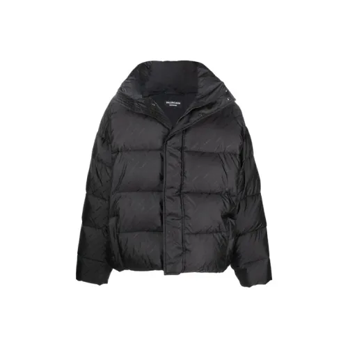Balenciaga Хлопковый пуховик Мужской Черный