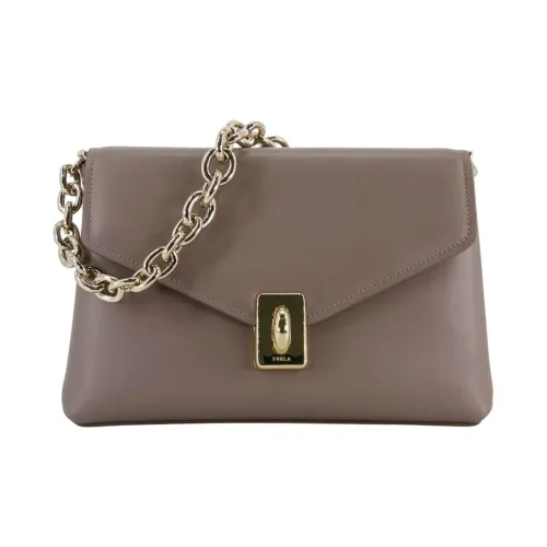 Furla Кожа Плечевая Сумка Женская Фуксия