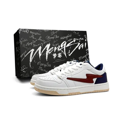 Mengsai Slip-resistant Abrasion-resistant Low-top Skateboard Shoes Unisex Sapphires Mismatched Менсаи Противоскользящие Устойчивые к истиранию Низкие Кеды для скейтбординга Унисекс Сапфиры Несовпадающие