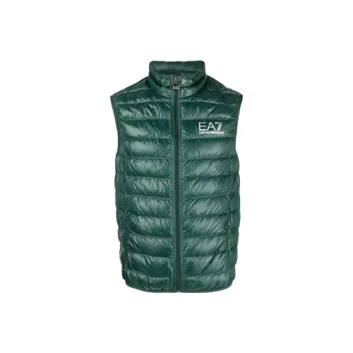 EMPORIO ARMANI EA7 FW22 Пуховик Мужской Лесной Зеленый