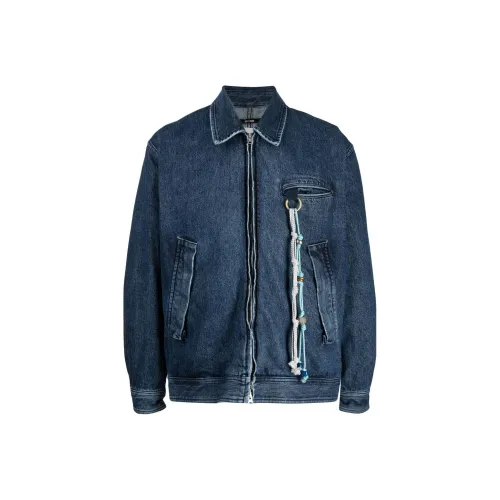 SONG FOR THE MUTE Denim Jacket Men's Blue